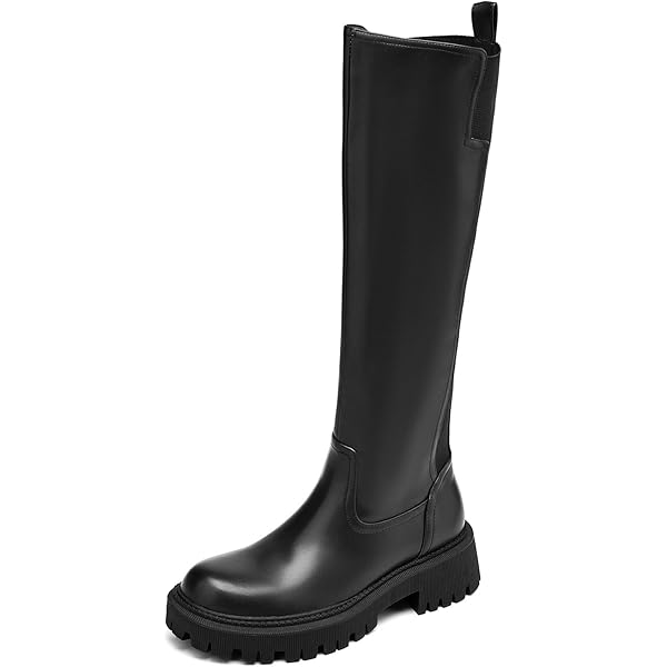 Amazon.com | DREAM PAIRS Knee High Boots, Comfortable Chunky